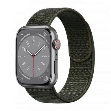 Nylon armbånd Apple Watch 8 (41mm) - Military Khaki