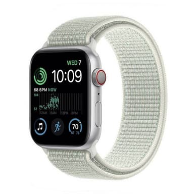Nylon armbånd Apple Watch SE 2022 (44mm) - Teal Tint
