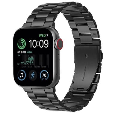 Armbånd Rustfritt stål Apple Watch SE 2022 (40mm) - Svart