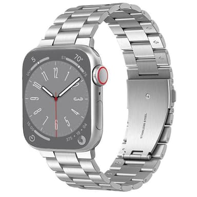 Armbånd Rustfritt stål Apple Watch 8 (45mm) - Sølv