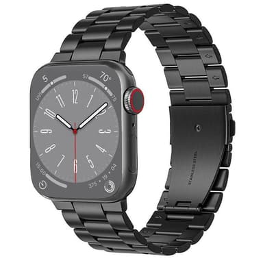 Armbånd Rustfritt stål Apple Watch 8 (45mm) - Svart