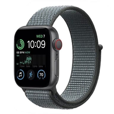 Nylon armbånd Apple Watch SE 2022 (40mm) - Storm Grey