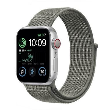 Nylon armbånd Apple Watch SE 2022 (44mm) - Spuce Fog