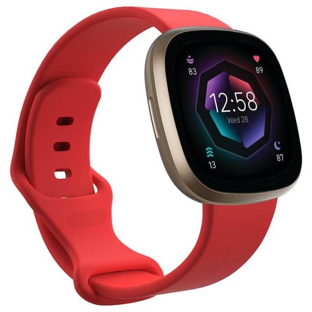 Sport armbånd till Fitbit Sense 2 - Rød