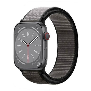 Nylon armbånd Apple Watch 8 (45mm) - Anchor grey