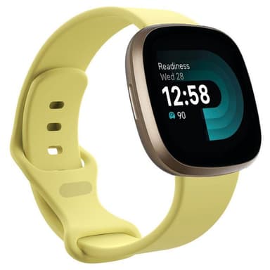 Sport armbånd till Fitbit Versa 4 - Creamy Yellow