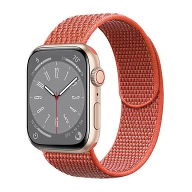 Nylon armbånd Apple Watch 8 (45mm) - Nectarine