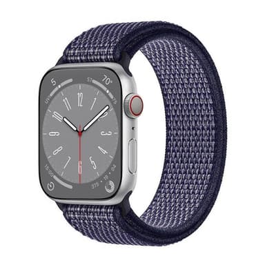 Nylon armbånd Apple Watch 8 (45mm) - Midnight blue