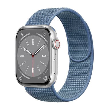 Nylon armbånd Apple Watch 8 (45mm) - Cape cod blue