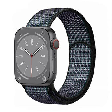 Nylon armbånd Apple Watch 8 (45mm) - Glowing Grapes