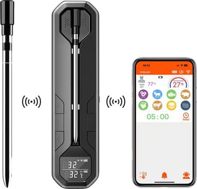 Sobczyk Bluetooth steketermometer CS5225 (sort)