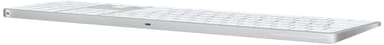 Apple Magic Keyboard m/ Touch ID og talltastatur (norsk, hvite taster)