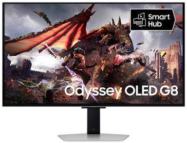 Samsung Odyssey G8 G80SD 32" 4K OLED gamingskjerm