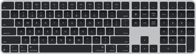 Apple Magic Keyboard m/ Touch ID og talltastatur (norsk, sorte taster)