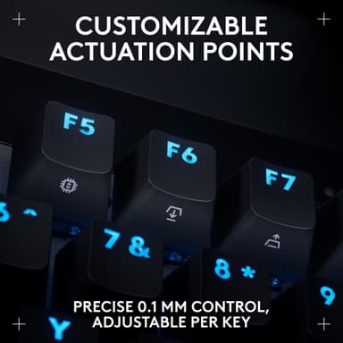 Logitech G - Pro X TKL Rapid Trigger gamingtastatur (sort)