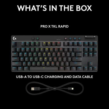Logitech G - Pro X TKL Rapid Trigger gamingtastatur (sort)