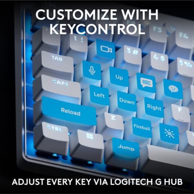 Logitech G - Pro X TKL Rapid Trigger gamingtastatur (hvit)