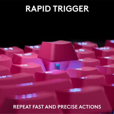 Logitech G - Pro X TKL Rapid Trigger gamingtastatur (magenta)