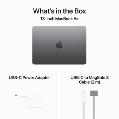 MacBook Air 13,6 M3 24/512GB (Stellargrå)