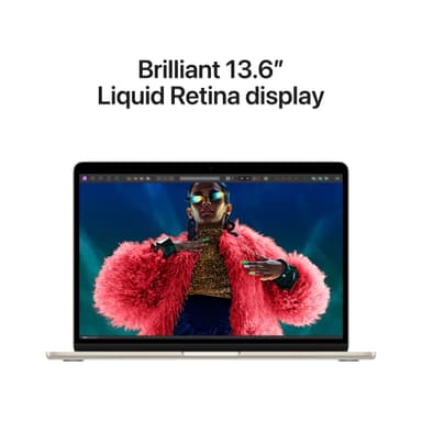 MacBook Air 13,6 M2 16/256GB (Stjerneskinn)