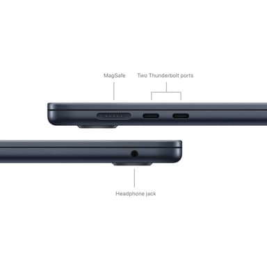 MacBook Air 15,3 M3 16/256GB (Midnatt)