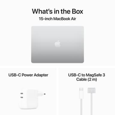 MacBook Air 15,3 M3 24/512GB (Sølv)