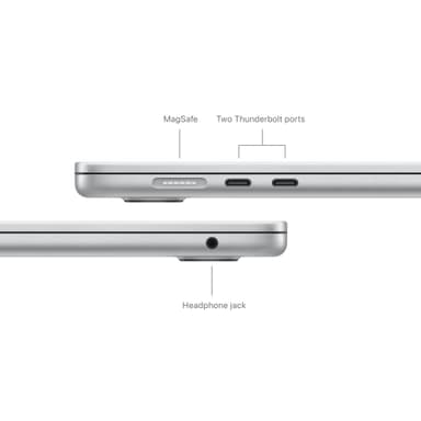 MacBook Air 15,3 M3 16/256GB (Sølv)