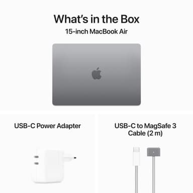 MacBook Air 15,3 M3 24/512GB (Stellargrå)