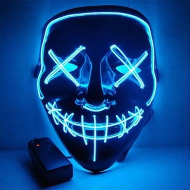 El wire purge led maske - Blå