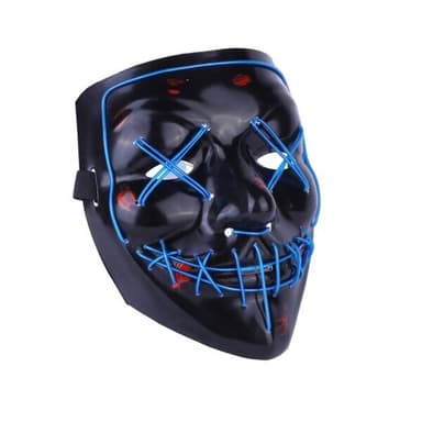 El wire purge led maske - Blå