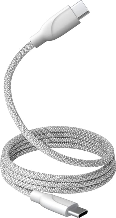 Sandstrøm magnetisk USB-C til USB-C kabel 1 m (grå)