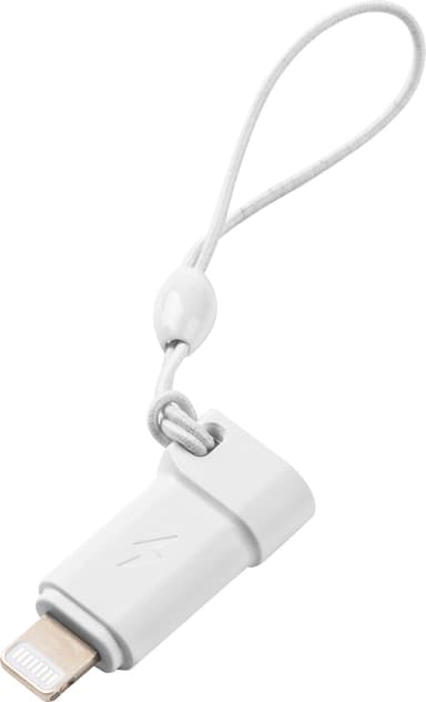 Sandstrøm USB-C to Lightning kabeladapter (hvit)
