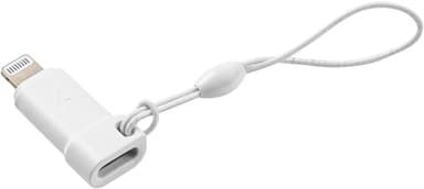 Sandstrøm USB-C to Lightning kabeladapter (hvit)