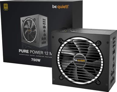 be quiet! PURE POWER 12 M 750W strømforsyning