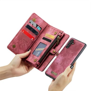 CaseMe mobildeksel 008 8-kort Samsung Galaxy A16 5G - Rød
