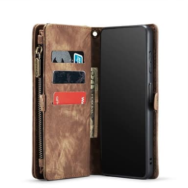 CaseMe mobildeksel 008 8-kort Samsung Galaxy A16 5G - Brun