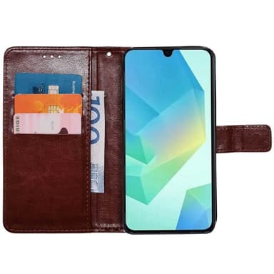 Lommebokdeksel 3-kort Samsung Galaxy A16 5G - Brun