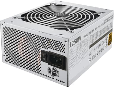 Cooler Master MWE Gold V2 ATX 3.1 1250W strømforsyningsenhet (hvit)