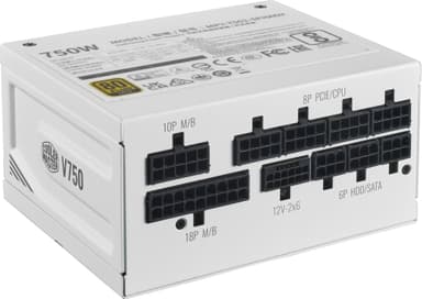Cooler Master V SFX Gold ATX 3.1 750W strømforsyningsenhet (hvit)