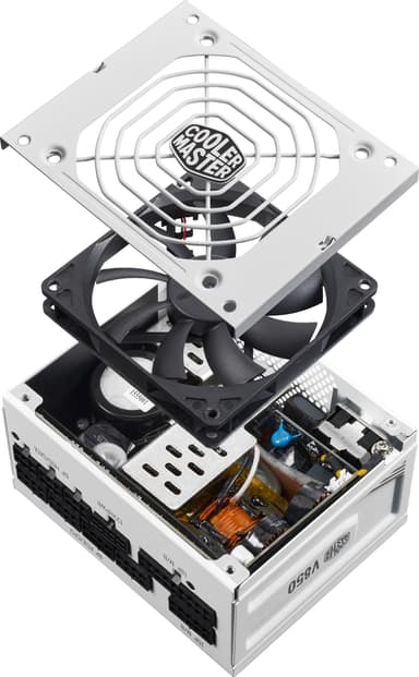 Cooler Master V SFX Gold ATX 3.1 850W strømforsyningsenhet (hvit)