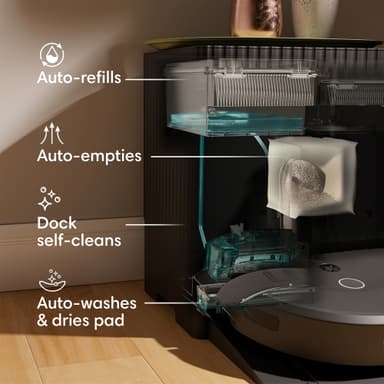iRobot Roomba Combo 10 Max robotstøvsuger X085840 (sort)