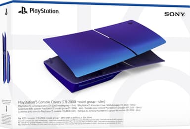 PS5 Slim Chroma konsolldeksel (Indigo)