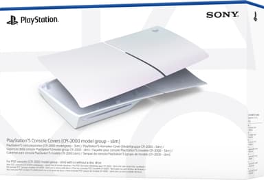 PS5 Slim Standard konsolldeksel (Pearl)