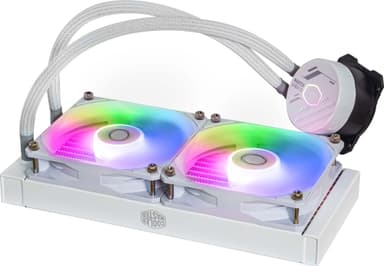 Cooler Master MASTERLIQUID 240L Core CPU-væskekjøler (hvit)