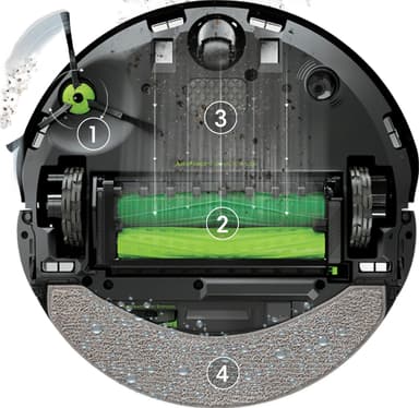 iRobot Roomba Combo 10 Max robotstøvsuger X085840 (sort)
