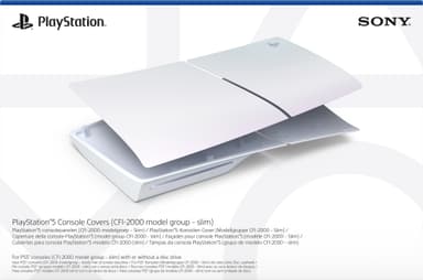 PS5 Slim Standard konsolldeksel (Pearl)
