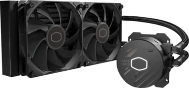 MasterLiquid 240L Core - Væskekjølesystem for prosessor - (for: LGA1156, AM2, AM2+, AM3, LGA1155, AM3+, FM1, FM2, LGA1150, FM2+, LGA1151, AM4, LGA1200, LGA1700, AM5) - 120 mm - svart