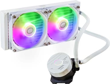 Cooler Master MASTERLIQUID 240L Core CPU-væskekjøler (hvit)