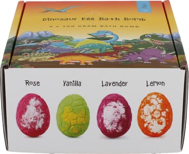 A Home A Bath Dinosaur Egg badebombe A100005 (rosa, grønn, oransje)