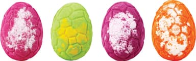 A Home A Bath Dinosaur Egg badebombe A100005 (rosa, grønn, oransje)